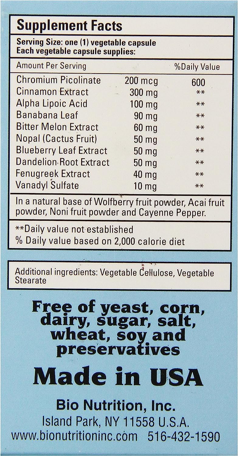 Bio Nutrition Blood Sugar Wellness - görsel 2