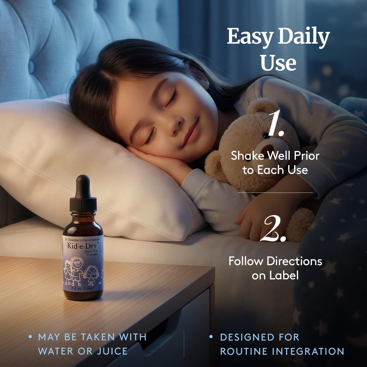 Christopher's Original Formulas Kid-e-Dry Glycerite, Herbal Blend for Urinary System Support, 60 mL