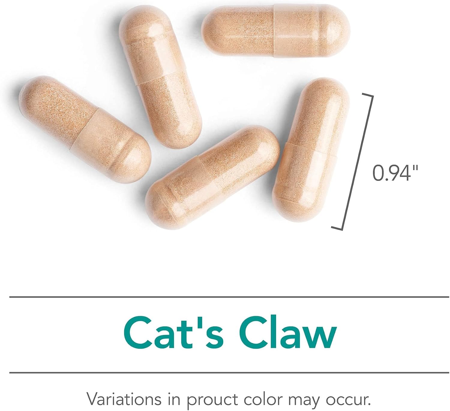 NutriCology Cat's Claw Inner Bark Extract – 60 Vegetarian Capsules