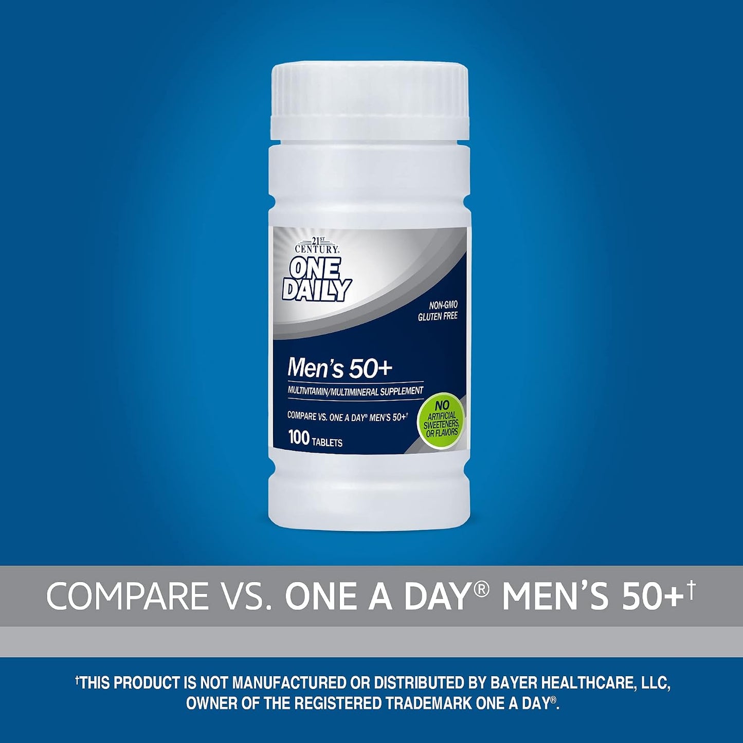 21st Century One Daily Men's 50+ Tablets, 100 Tablets - görsel 2