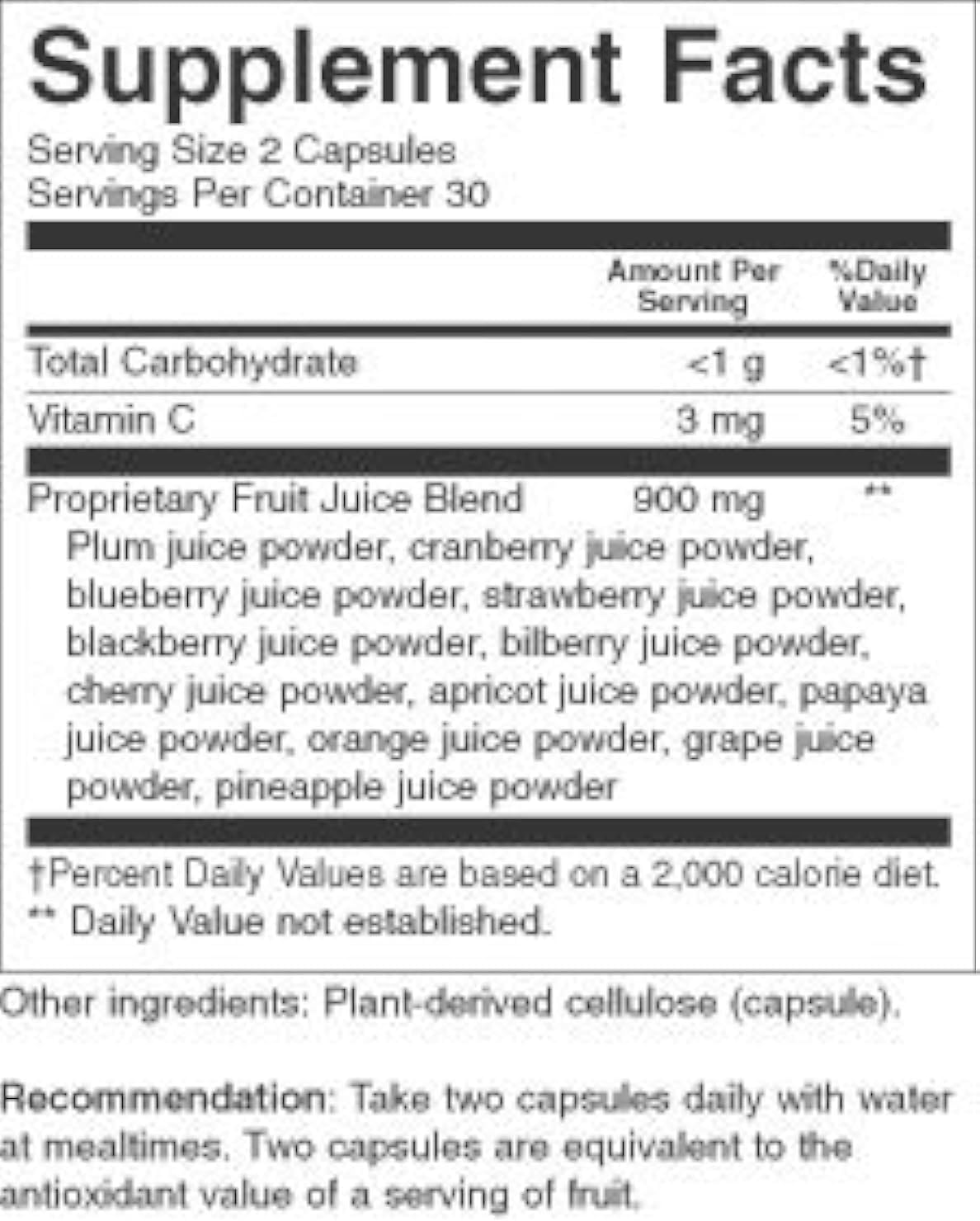 Nature's Way Orchard Fruits 60 VegiCaps – Whole Food Fruit Supplement