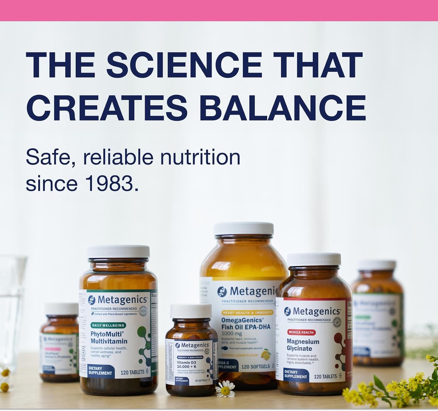Metagenics Fem Prenatal: Prenatal Vitamin & Mineral Packs with Folate, Choline, Iron & Biotin