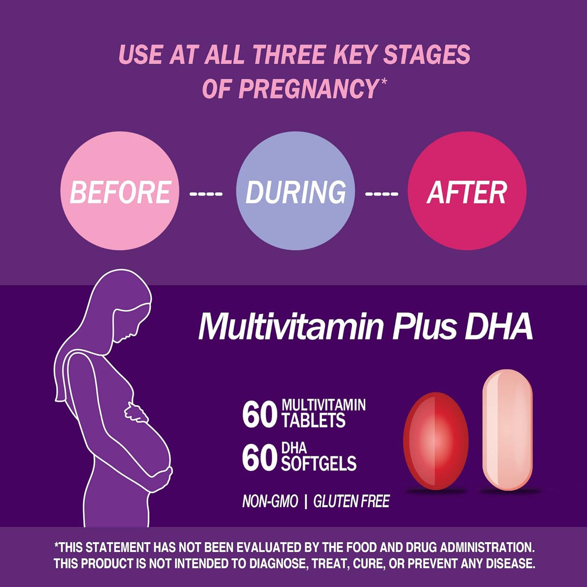 21st Century Prenatal with DHA - 120 Count (Tablets & Softgels) - görsel 2