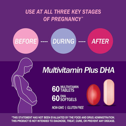21st Century Prenatal with DHA - 120 Count (Tablets & Softgels)