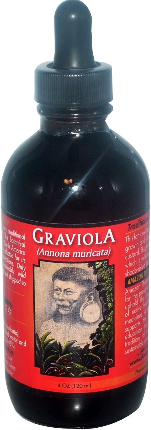 Certified Organic Graviola Liquid Extract 4 fl oz