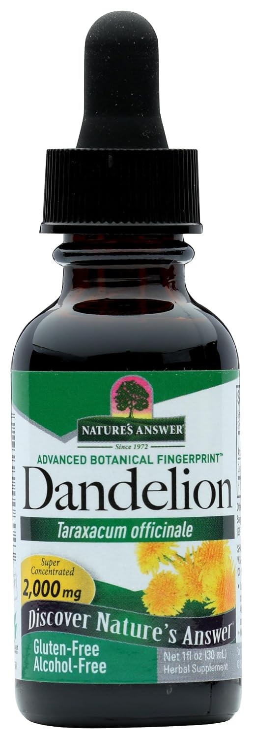 Nature's Answer Dandelion Root Alcohol-Free, 30 mL