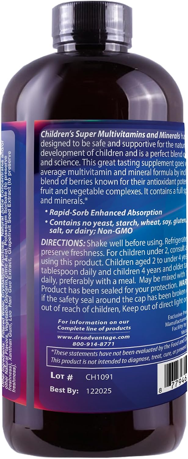 Liquid Children's Super MultiVitamins & Mineral 946 mL