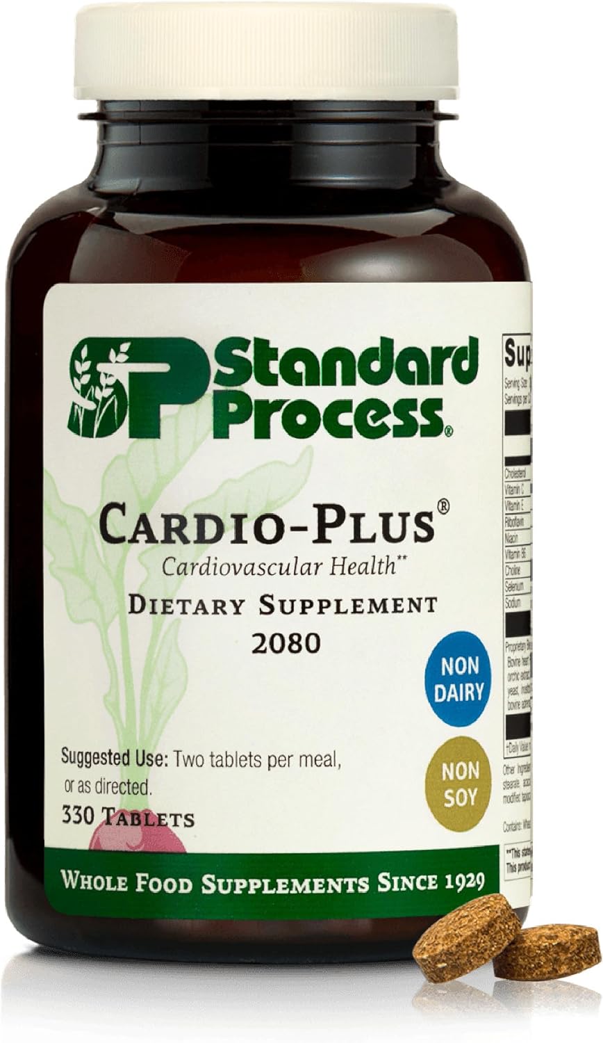 Standard Process Cardio-Plus - Antioxidant and Cardiovascular Support - 330 Tablets