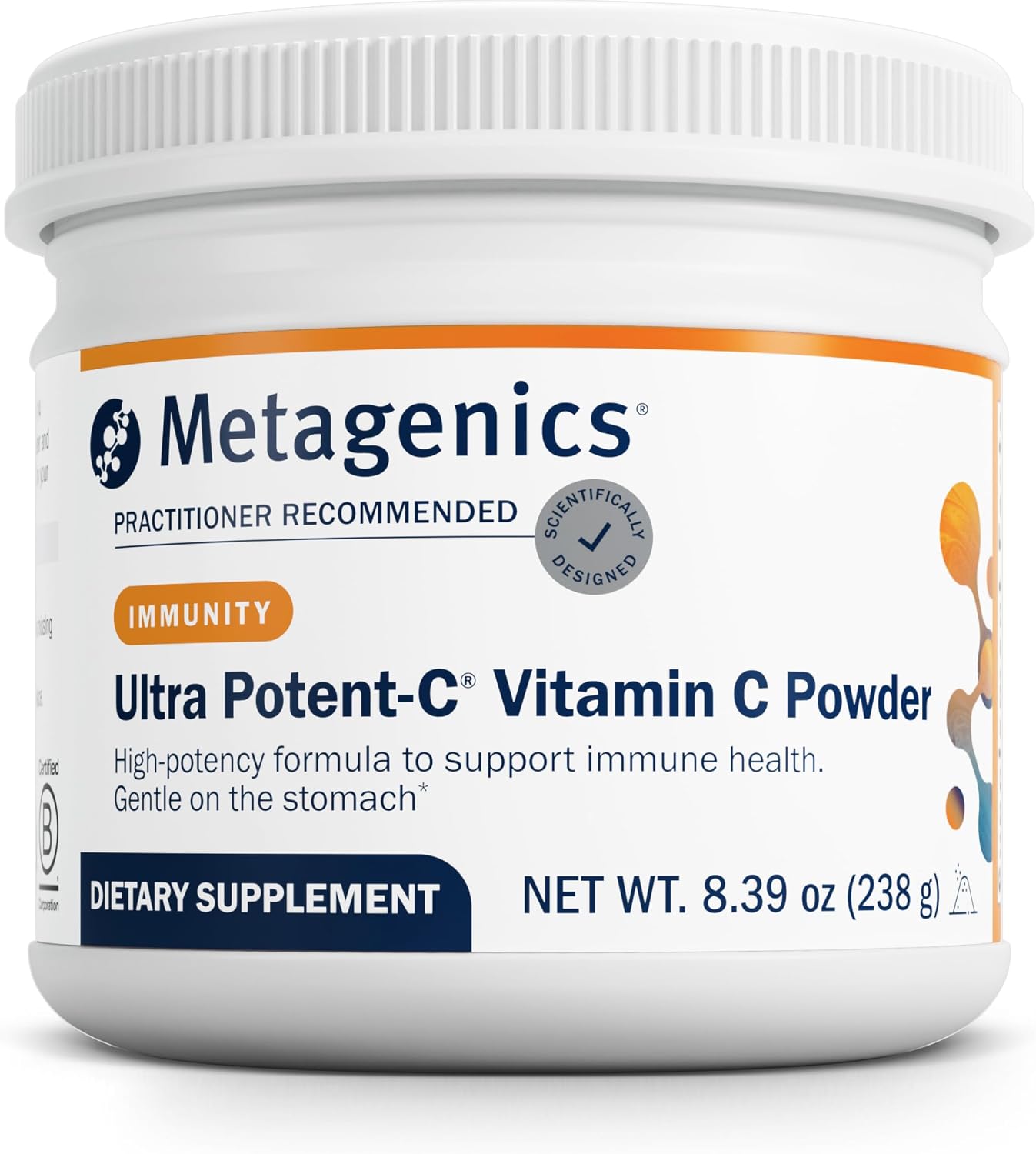 Metagenics Ultra Potent-C Vitamin C Powder, 238 g