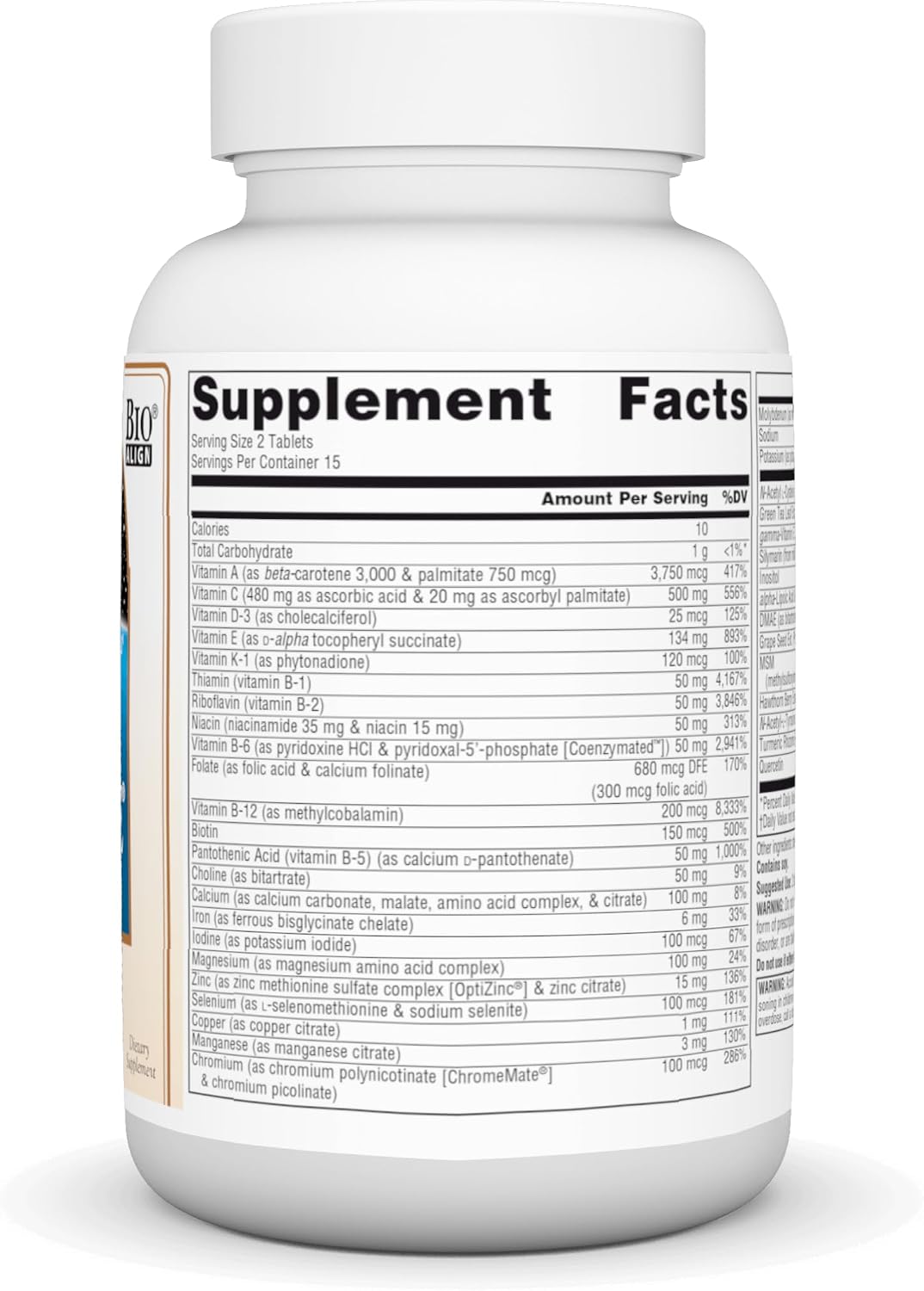 Source Naturals Life Force Multiple Daily Multivitamin – High Potency Essential Vitamins & Minerals – 30 Tablets