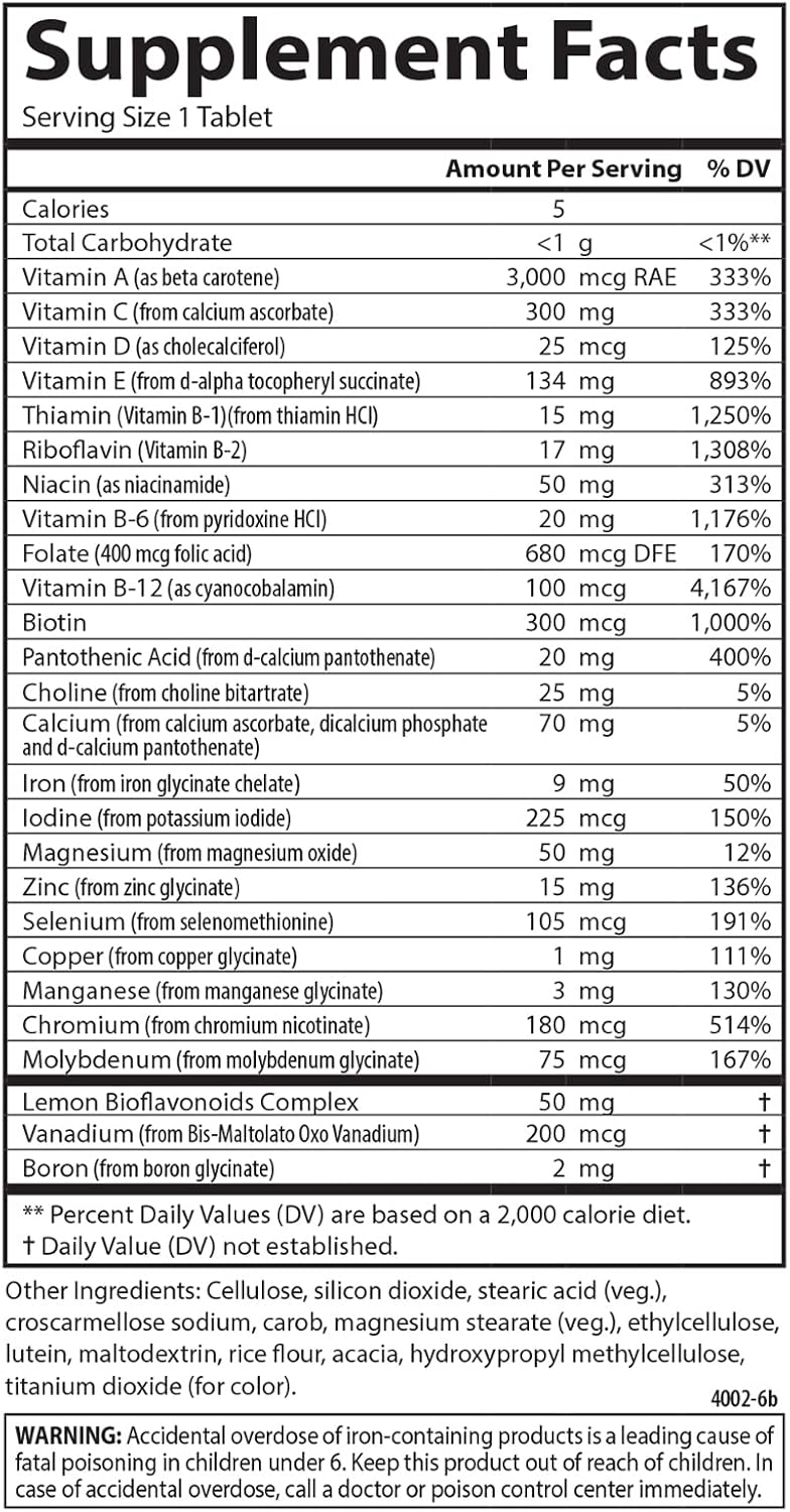 Carlson Super 1 Daily, Vegetarian Multivitamin Formula, 180 Tablets