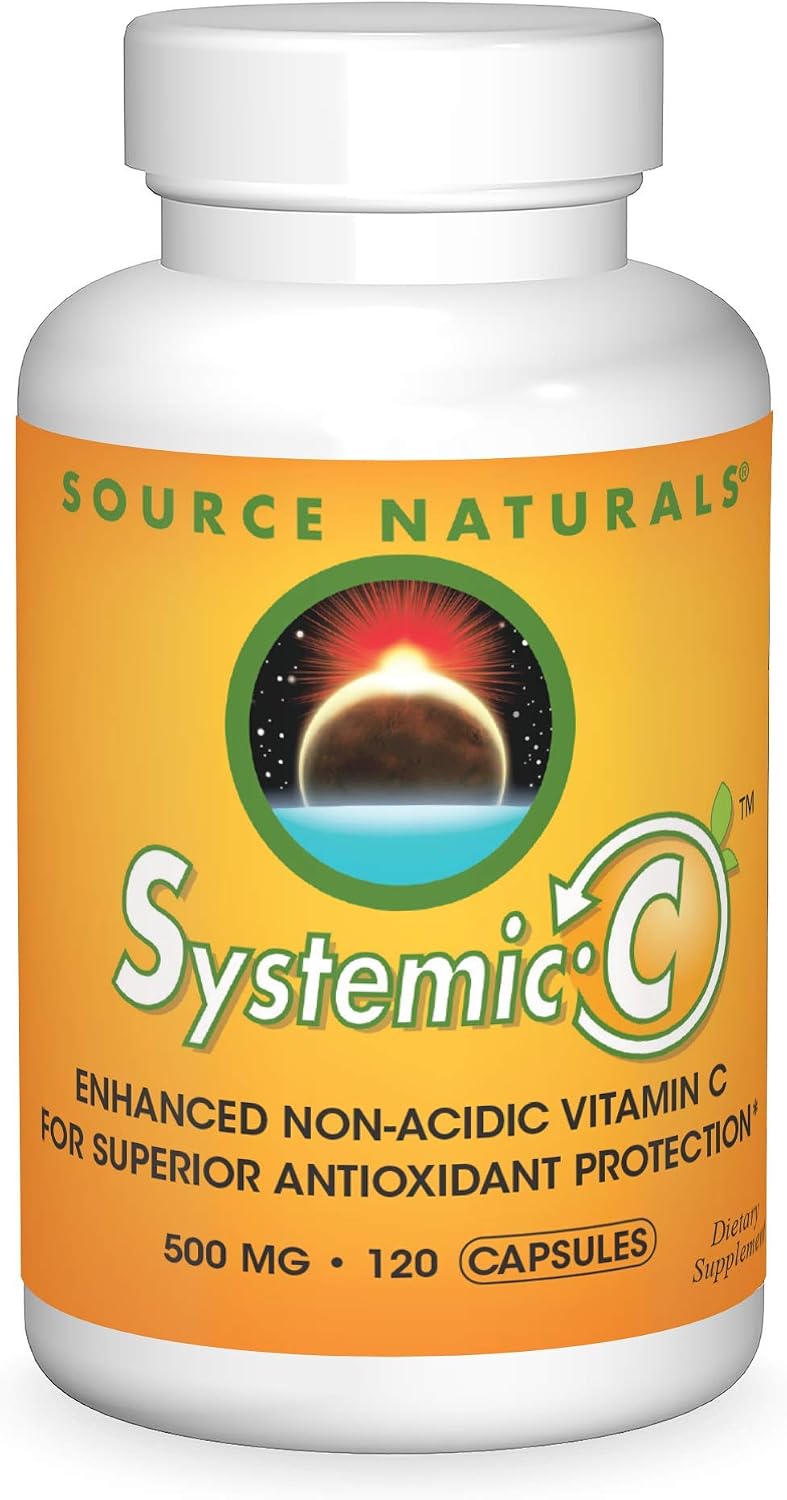 Source Naturals Systemic C, 500 mg - 120 Capsules