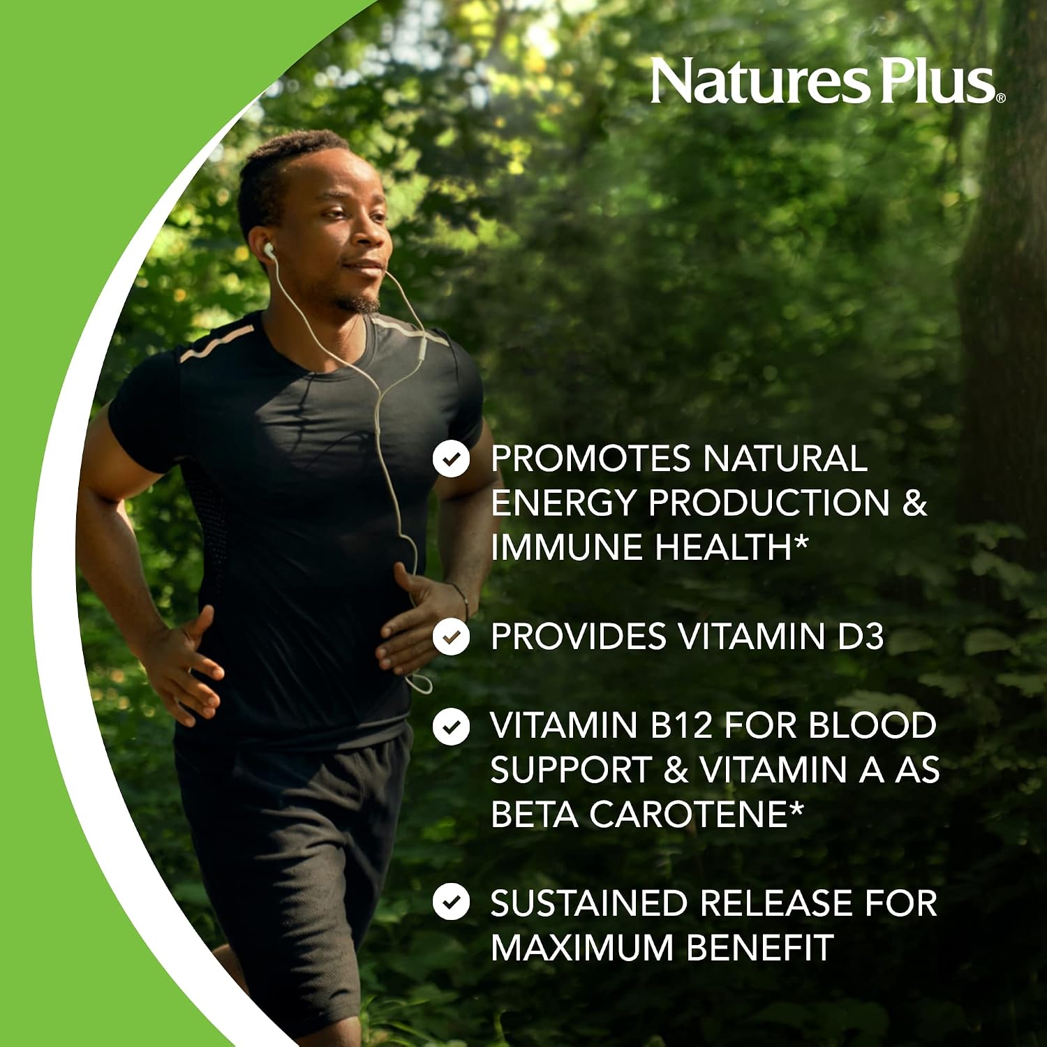 NaturesPlus Ultra II Daily Multivitamin - Sustained Release with Whole Foods, 30 Tablets