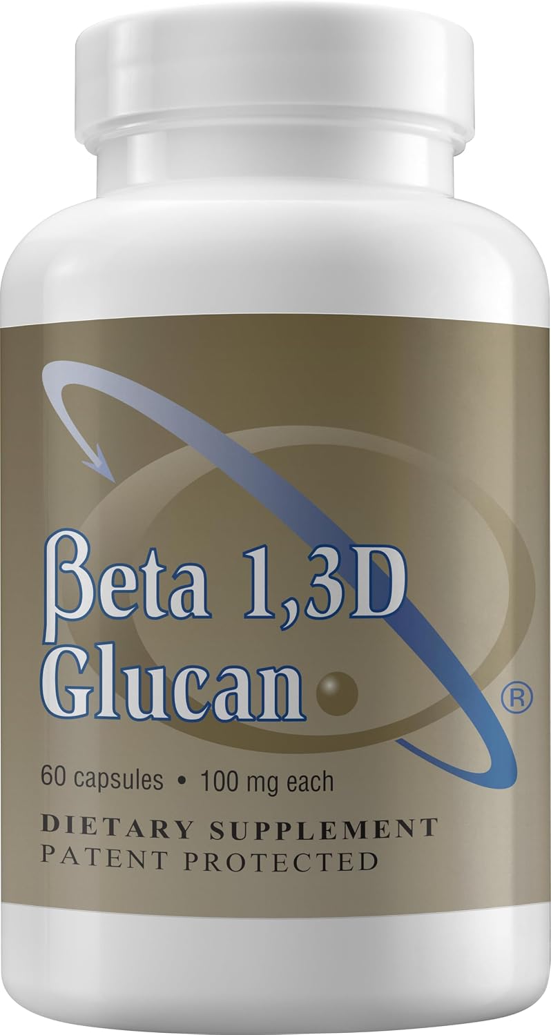 Transfer Point Beta 1,3D Glucan 100 mg Immune Support Supplement, 60 Capsules