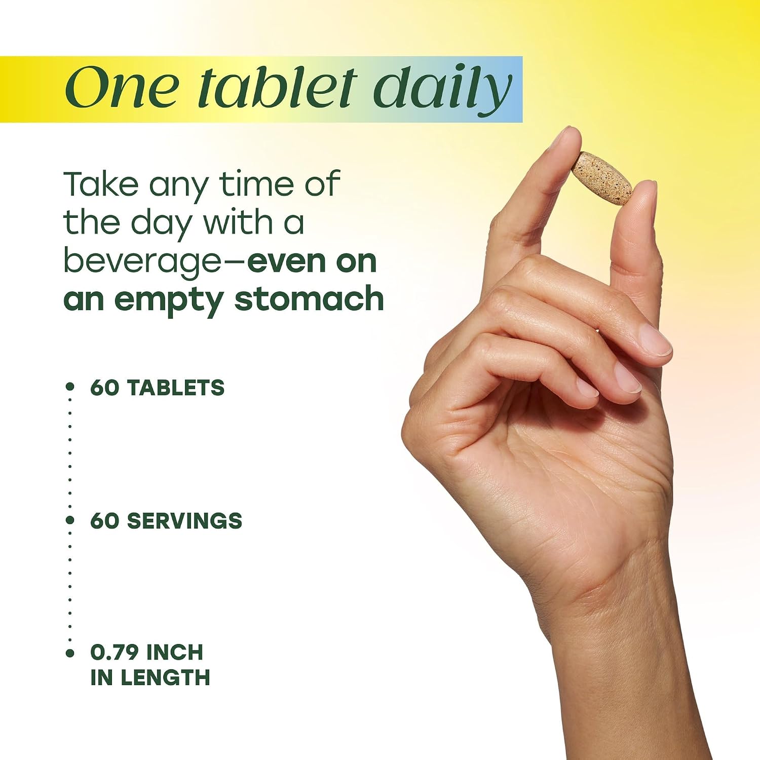 MegaFood Women's Multivitamin One Daily - with Iron, Vitamin C, D3 & B Vitamins - 60 Tablets