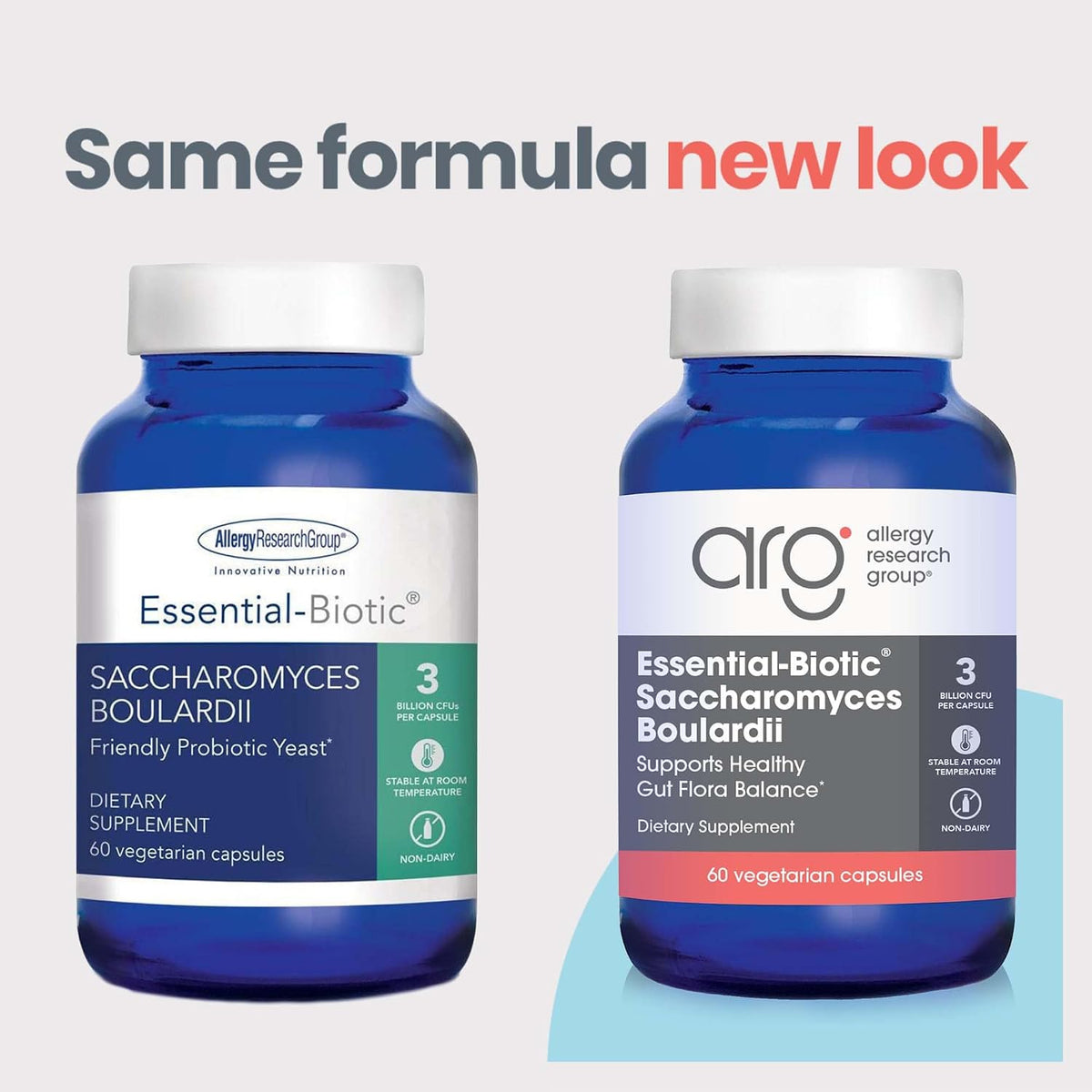 ARG Essential-Biotic Saccharomyces Boulardii - 9 Billion CFU Probiotic - 60 Capsules - görsel 2
