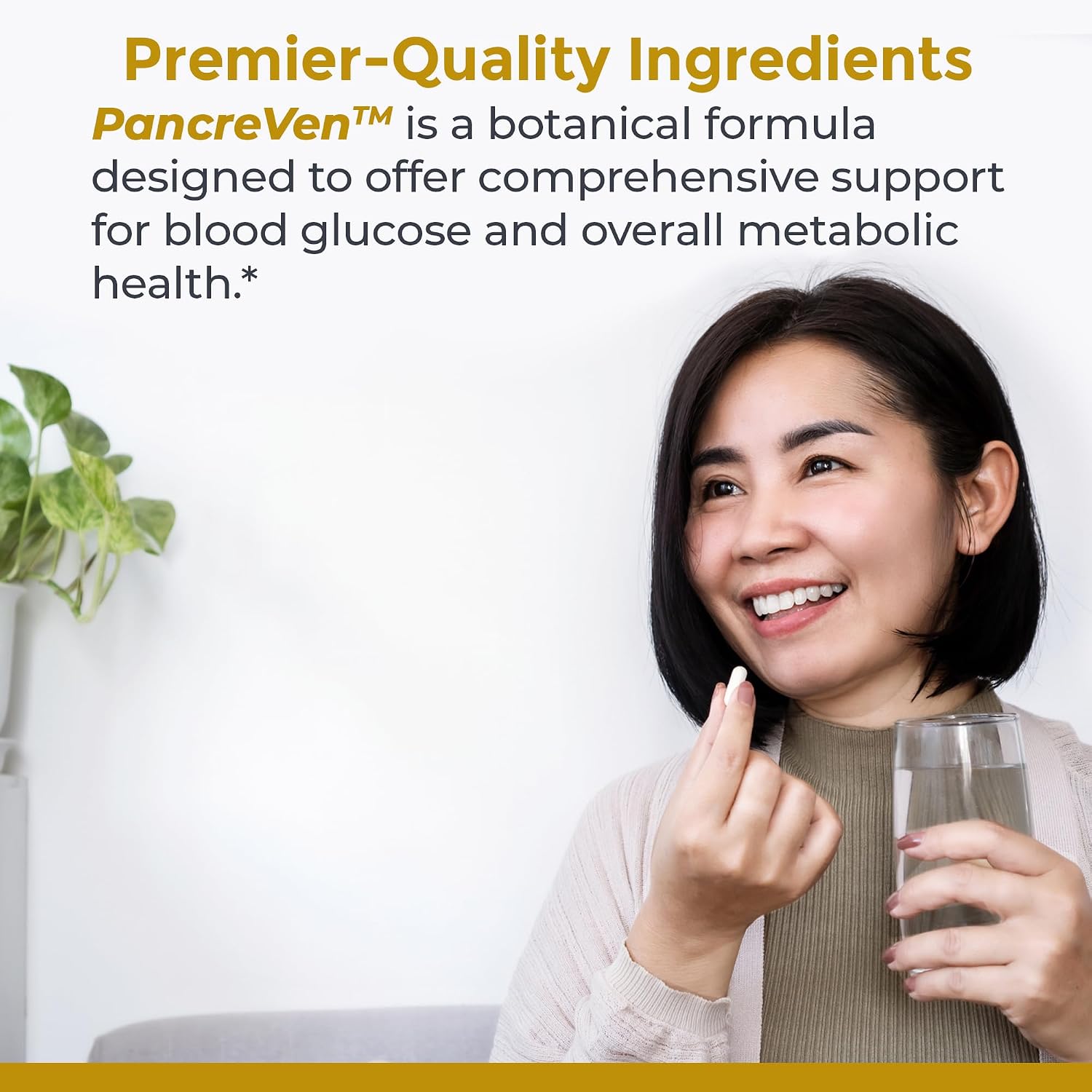 Premier Research Labs PancreVen - Pancreas Support with Organic Ceylon Cinnamon & Prickly Pear - 120 Vegetarian Capsules