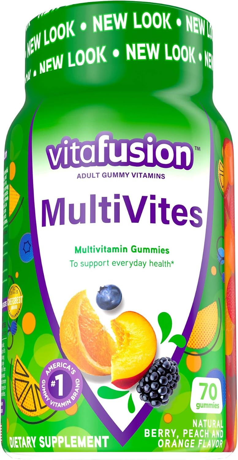 Vitafusion MultiVites Gummy Vitamins - 70 Count (Pack of 3)