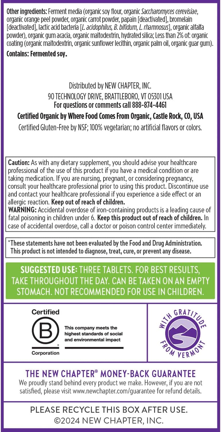 New Chapter Advanced Perfect Prenatal Vitamins - 270 Tablets