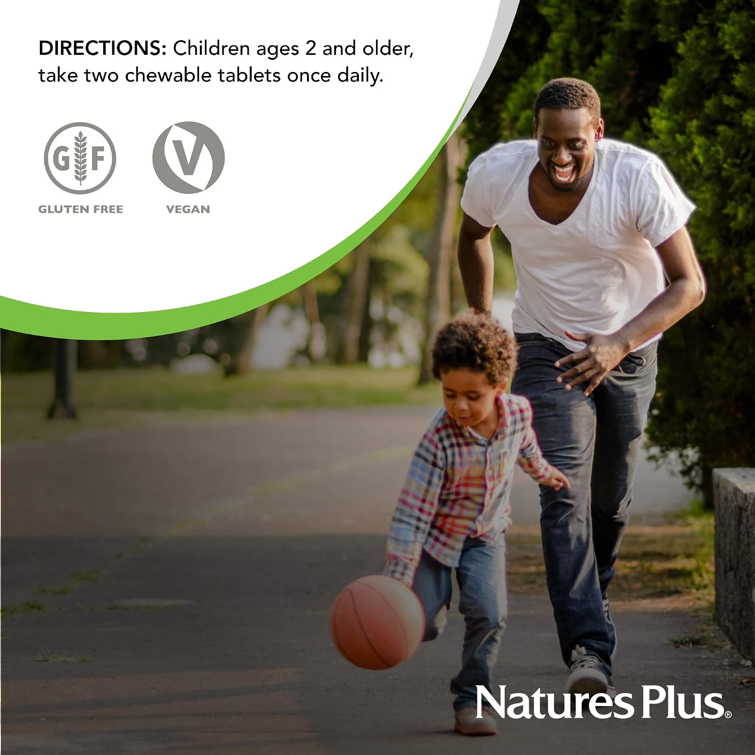 NaturesPlus Animal Parade Multivitamin Children's Chewables - Watermelon Flavour - 90 Tablets