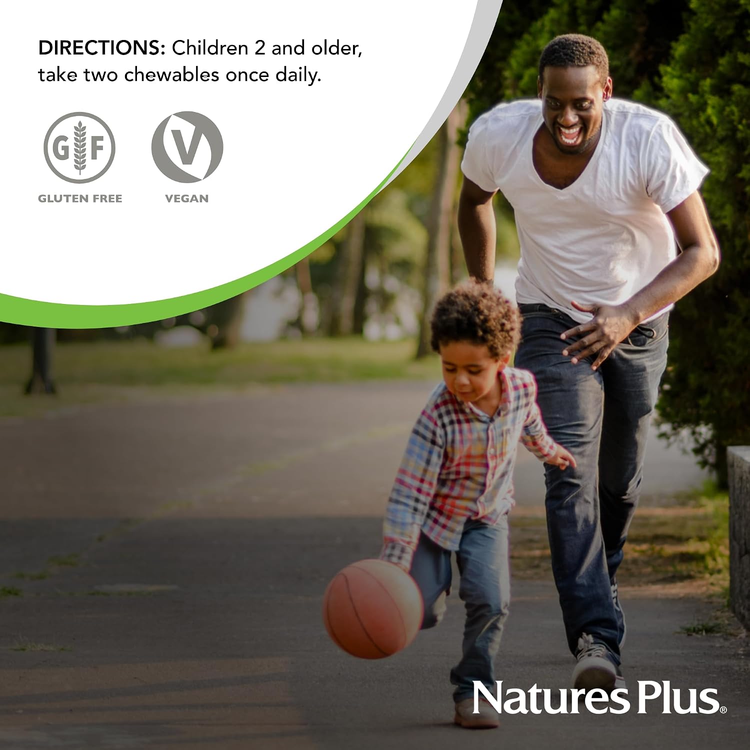 NaturesPlus Animal Parade Source of Life Gold Children's Chewable Multivitamin – 60 Chewable Tablets