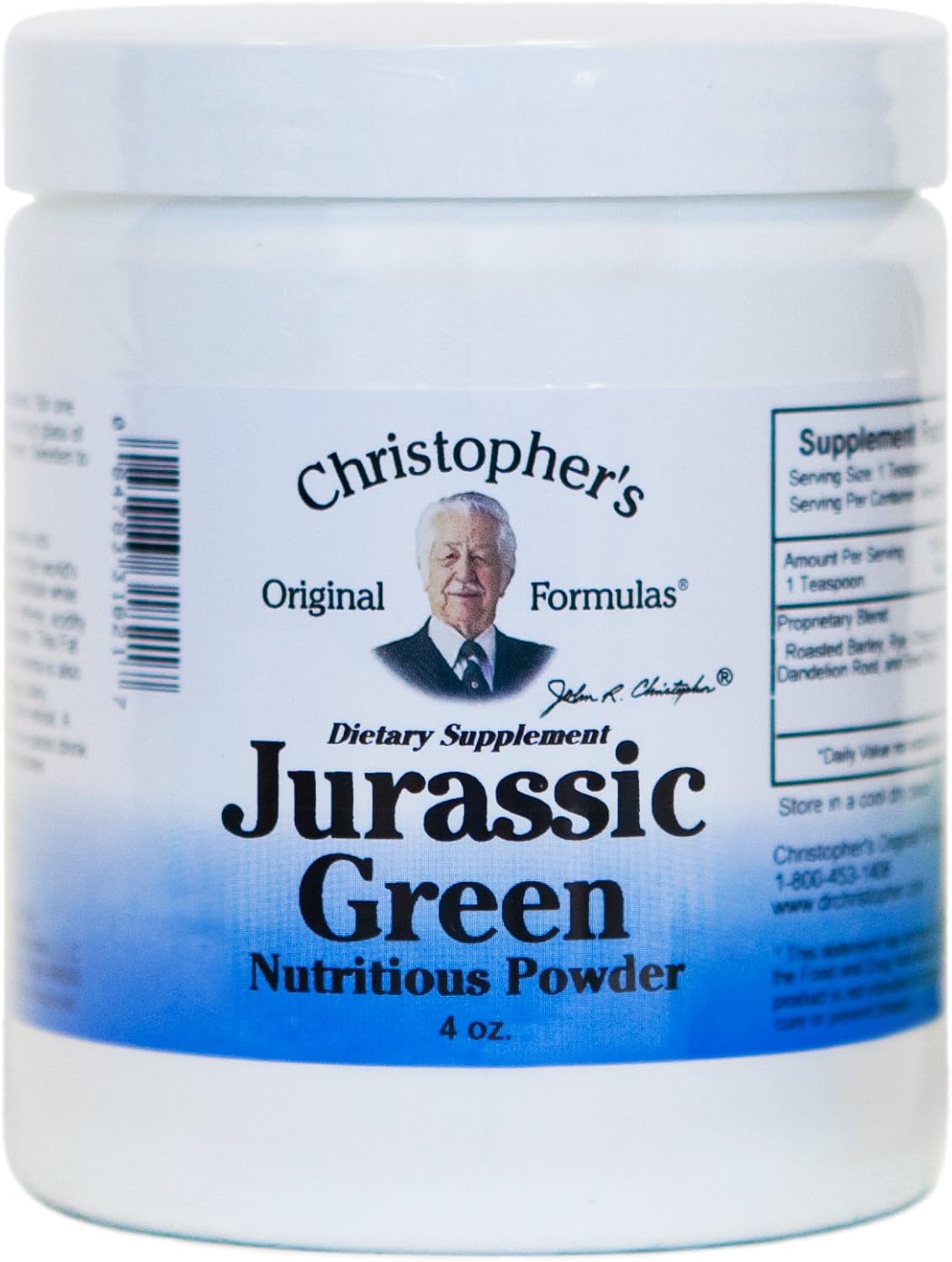 Dr. CHRISTOPHER'S Nourish Jurassic Green Powder - 113 g (4 oz)