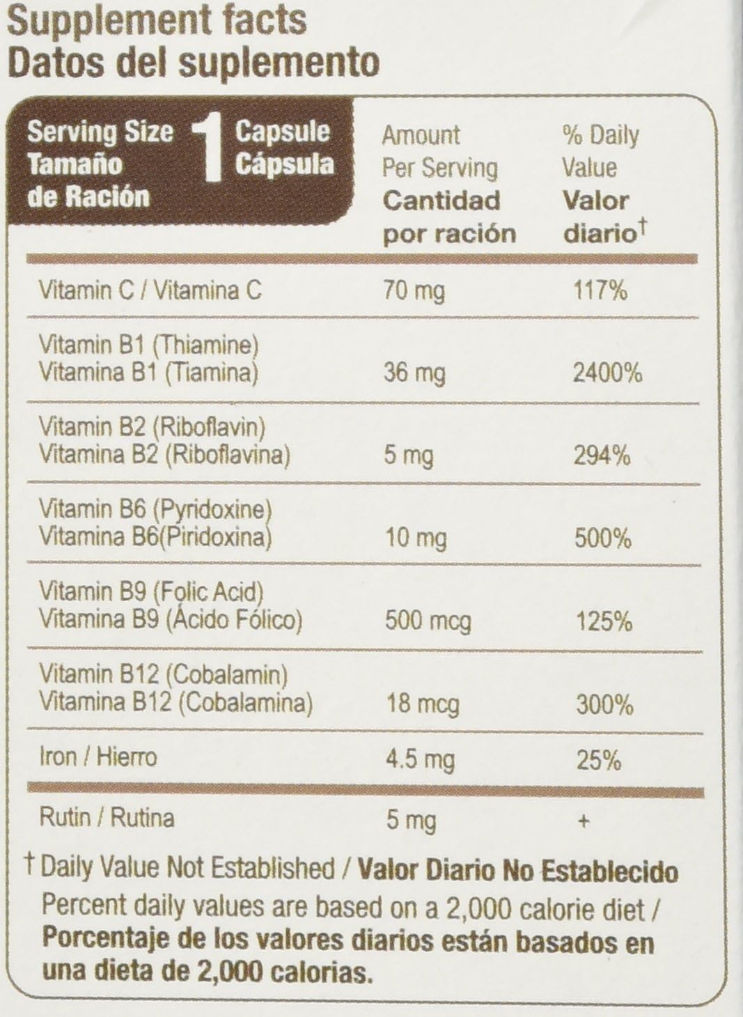 Bedoyecta Multivitamin with Iron, Folic Acid, Vitamin C, B1, B2, B9, and B12, 30 Capsules - görsel 8