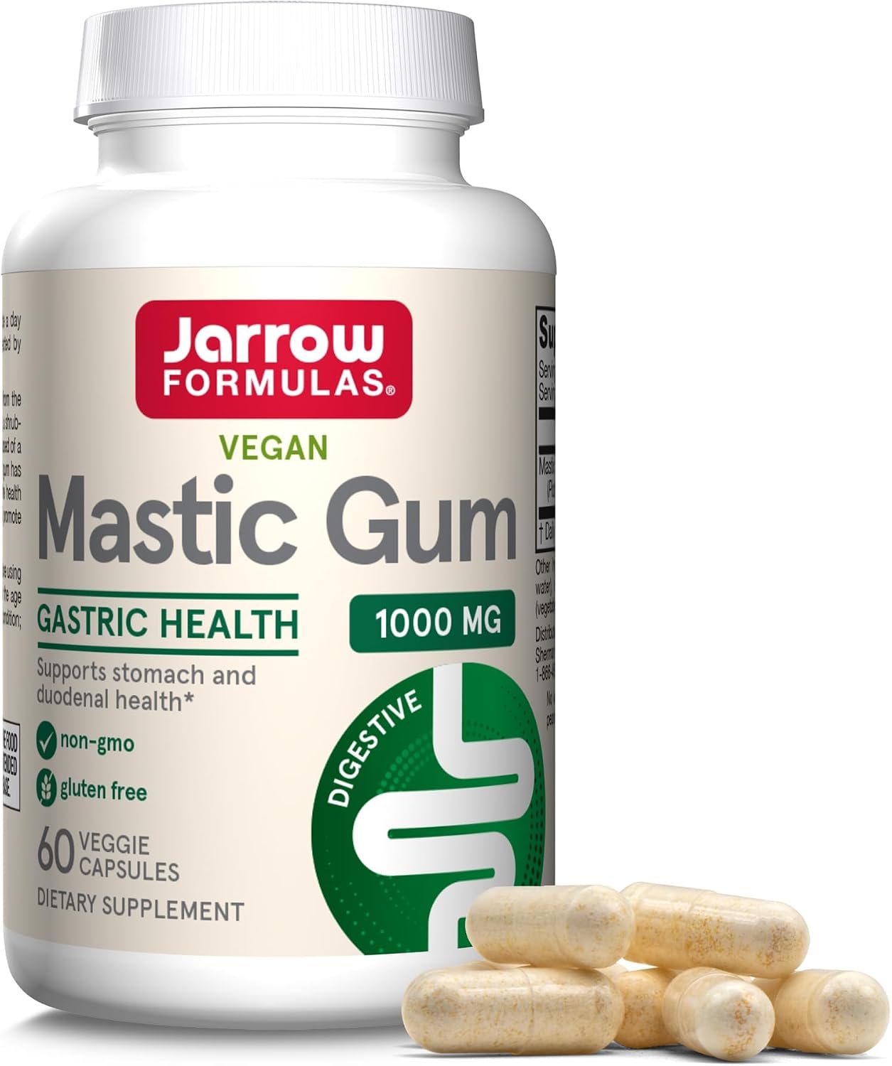Jarrow Formulas Mastic Gum 1000 mg – 60 Vegetarian Capsules