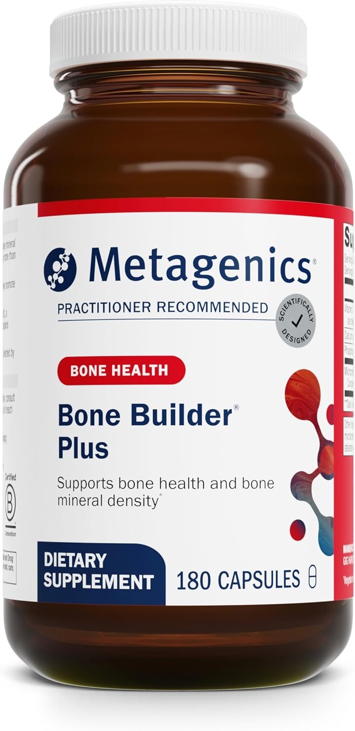 Metagenics Bone Builder Plus - MCHC Supplement for Bone Health with Vitamin D3 - 180 Capsules