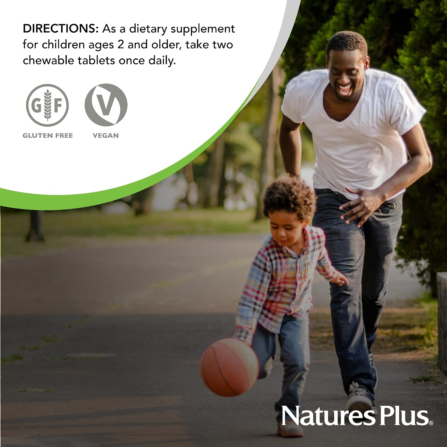 NaturesPlus Animal Parade Gold Multivitamin Children's Chewables - Cherry - 60 Tablets