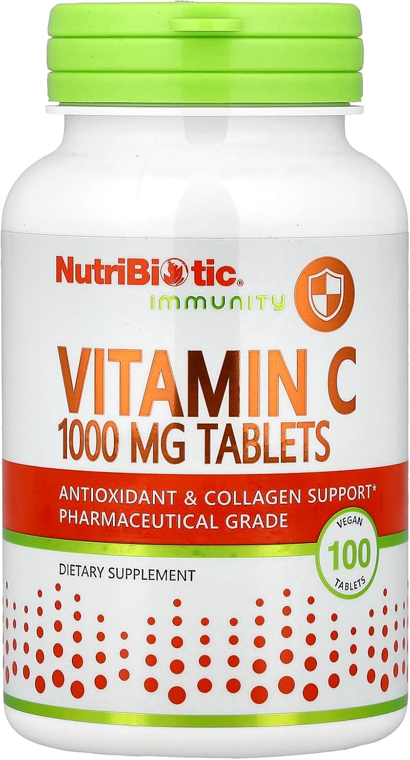 NutriBiotic Vitamin C 1000 mg Capsules, 250 Count