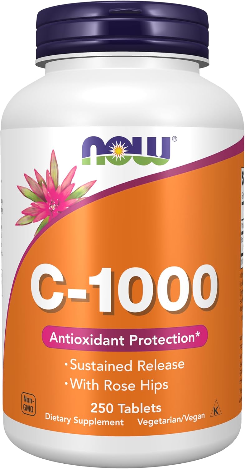 Vitamin C-1000 with Rose Hips, Sustained Release - 250 Tablets