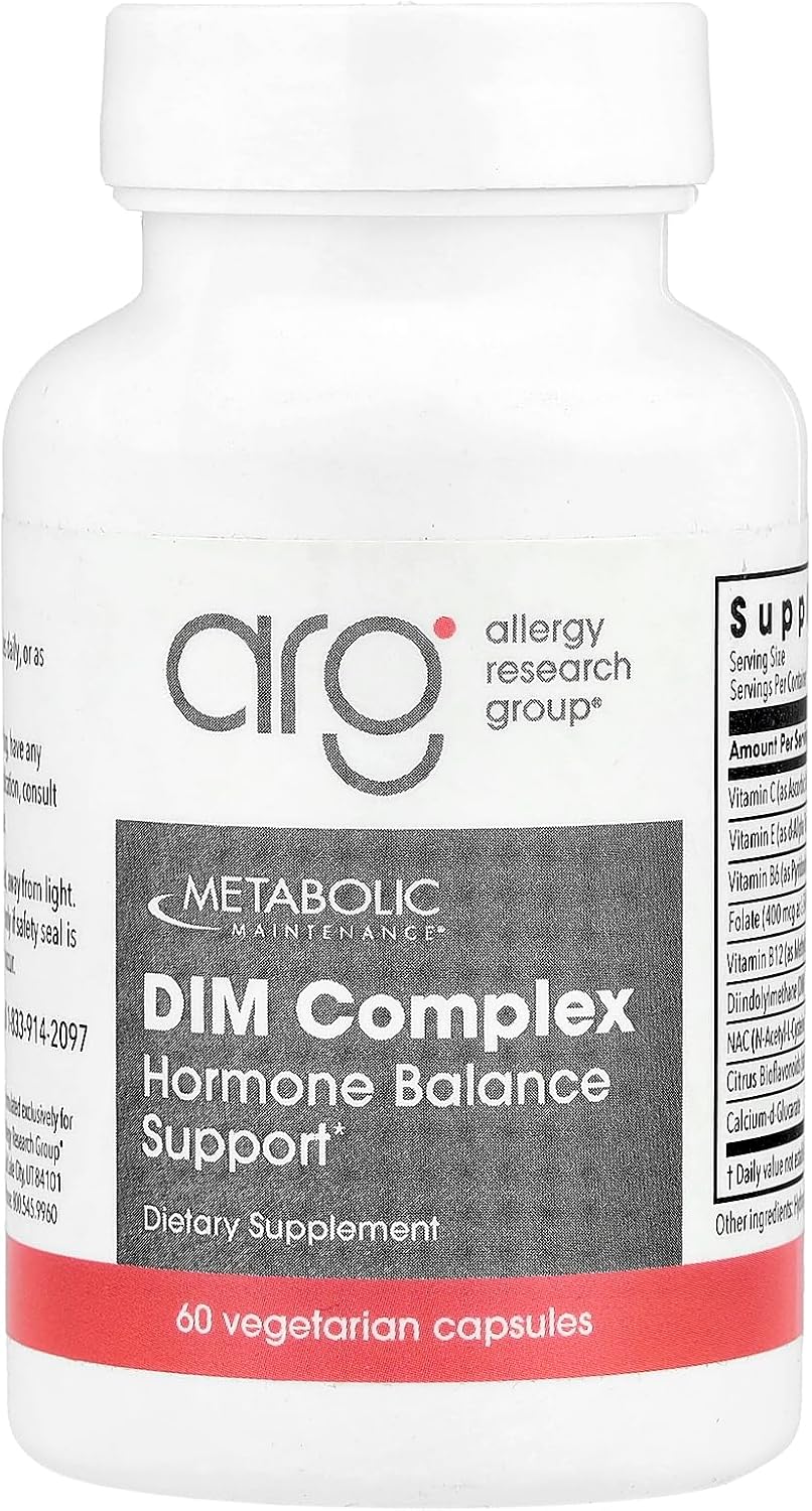 Metabolic Maintenance DIM Complex – Oestrogen Metabolism Support with NAC & Calcium D-Glucarate – 60 Capsules