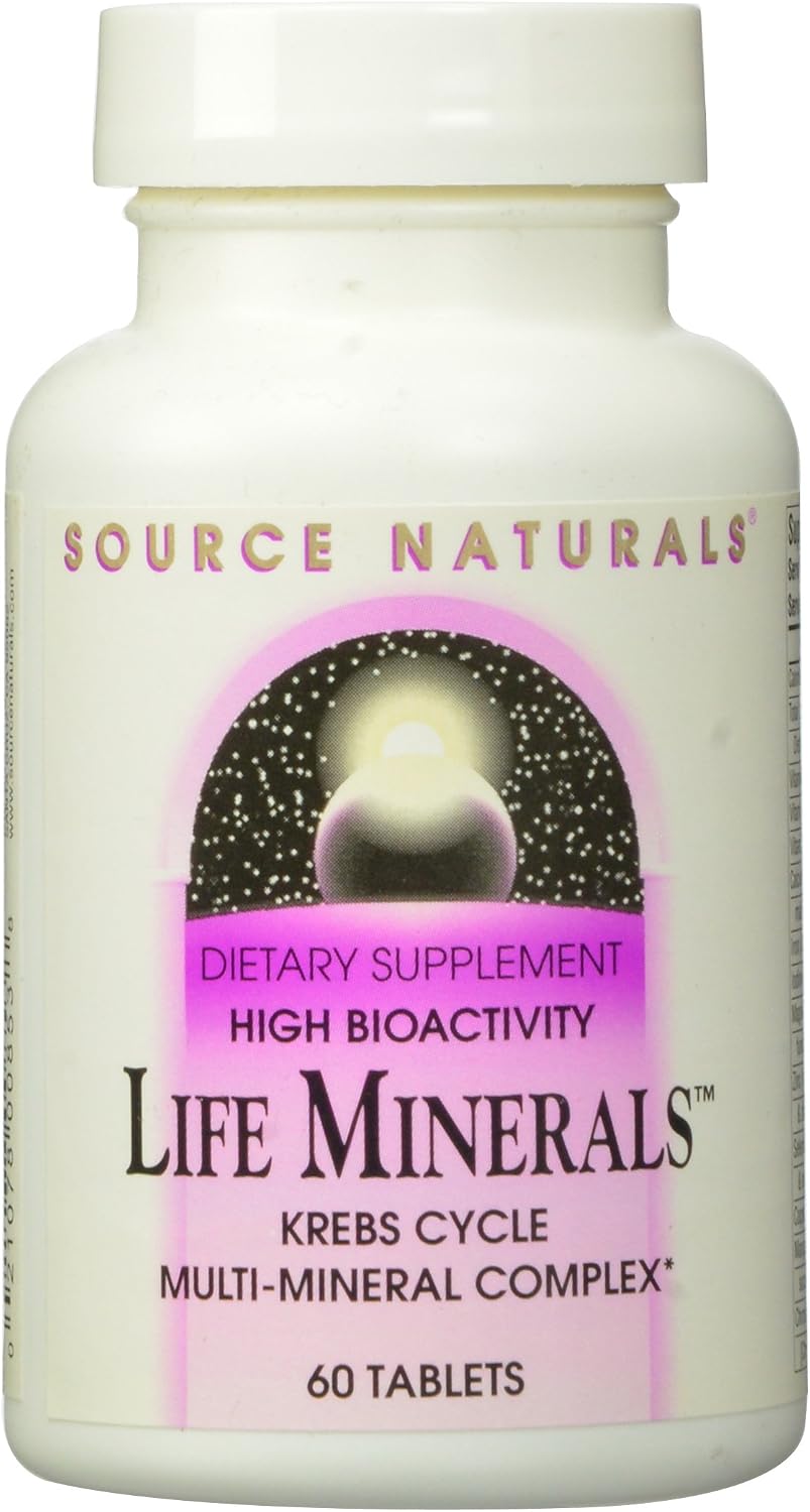 Source Naturals Life Minerals, Krebs Cycle Multi-Mineral Complex, 60 Tablets