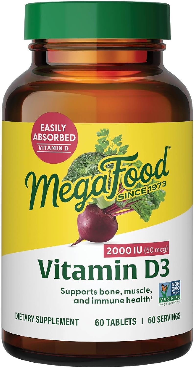 MegaFood Vitamin D3 2000 IU - 90 Tablets