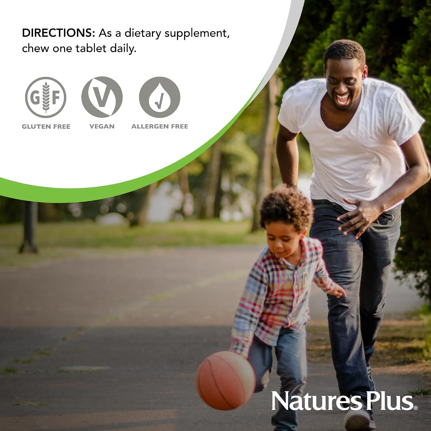 NaturesPlus Orange Juice Chewable Vitamin C, 250 mg - 90 Tablets