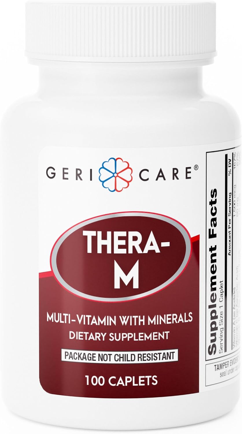 GeriCare Thera M Multivitamin Caplets, 100 Count