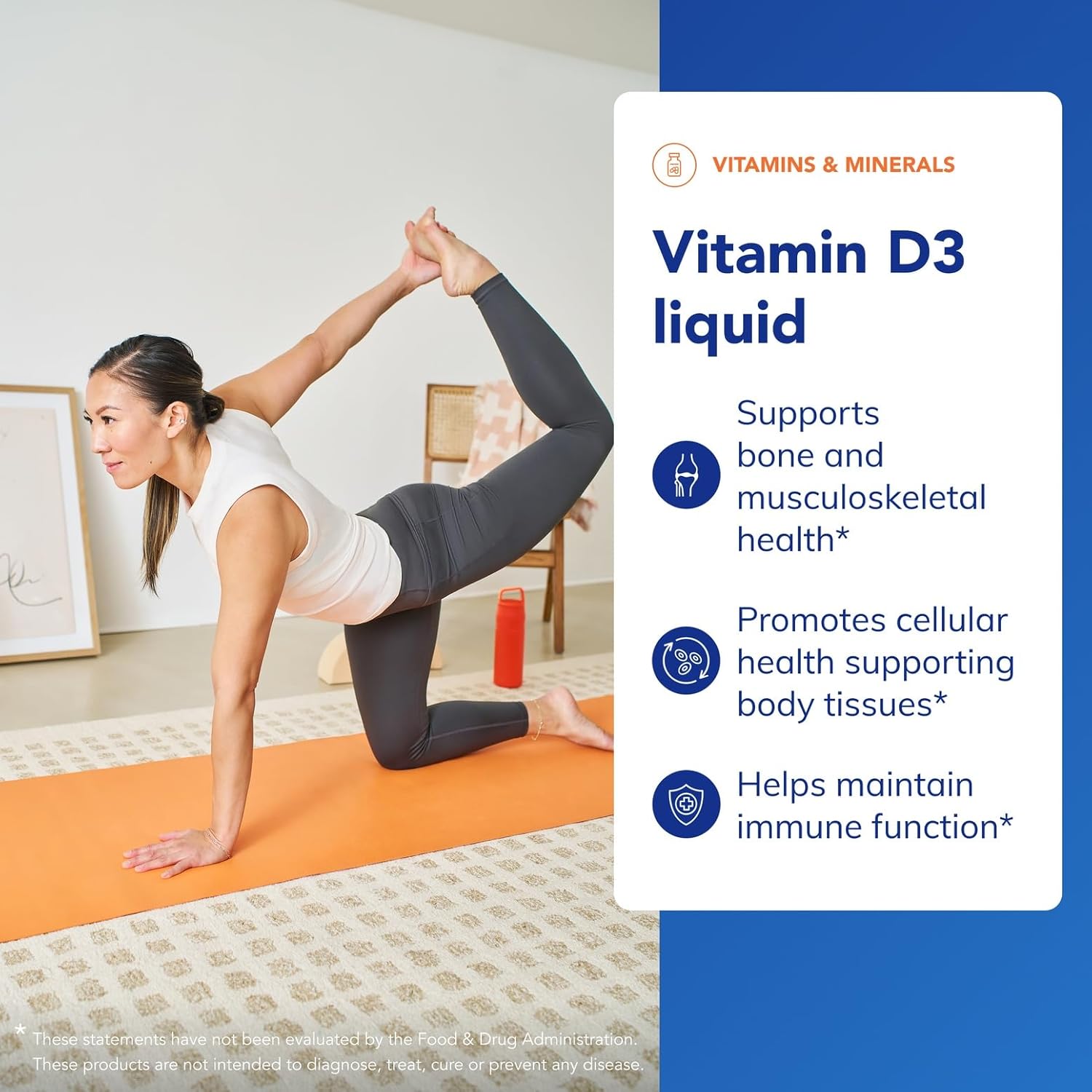 Pure Encapsulations Vitamin D3 Liquid | Bone, Immune & Cellular Support | 22 mL