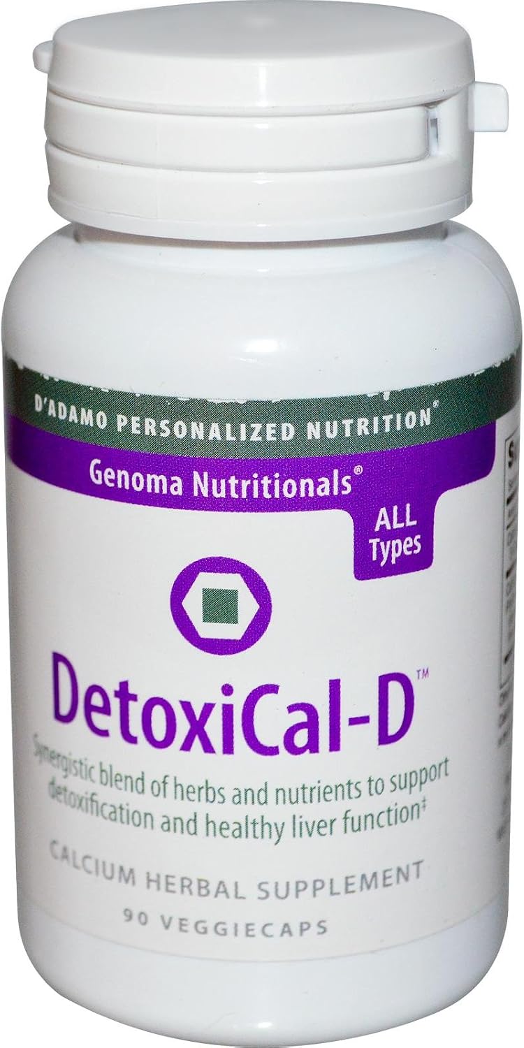 D'Adamo Personalized Nutrition Detoxical-D, 90 Capsules