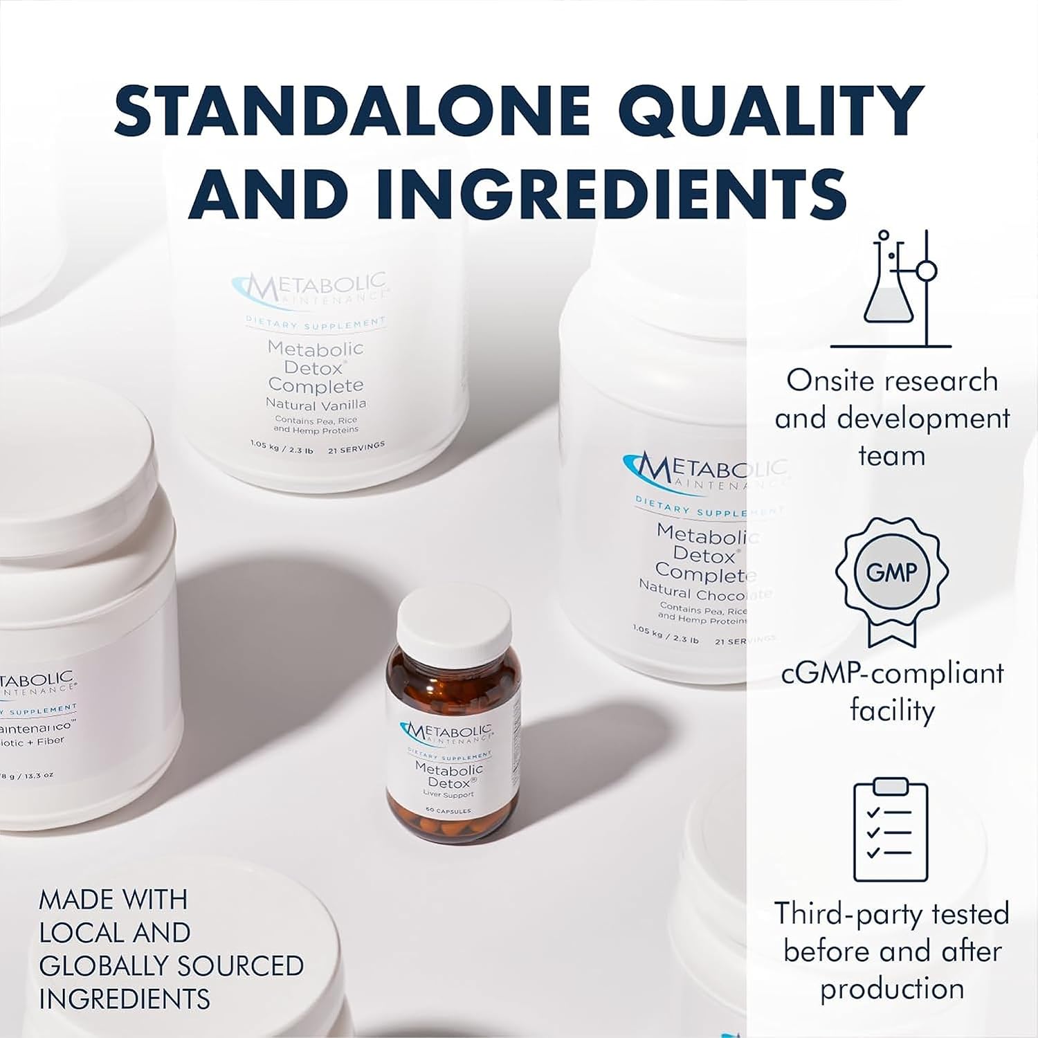 Metabolic Maintenance L-Glutathione 100 mg - Reduced Glutathione Supplement - Antioxidant & Cellular Support - Hypoallergenic & Non-GMO - 60 Servings - 60 Capsules