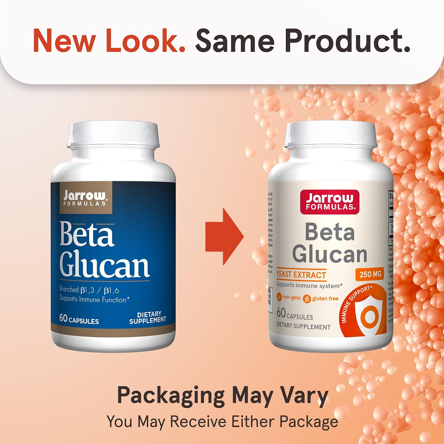 Jarrow Formulas Beta Glucan – Immune Health Supplement (60 Capsules)