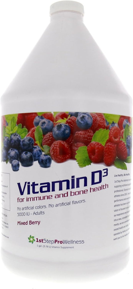 1st Step for Energy Liquid Vitamin D3 Mixed Berry 1 Gallon