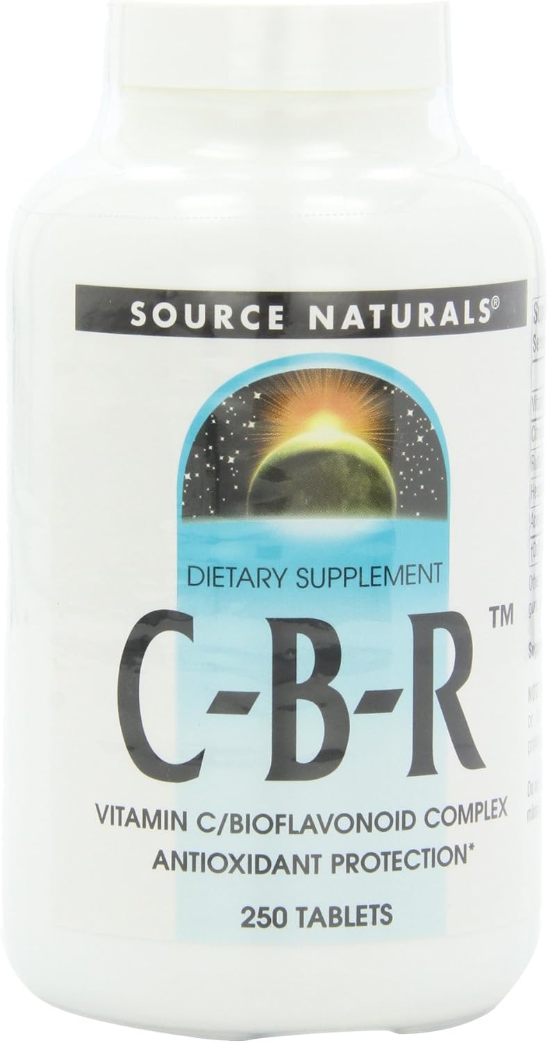 Source Naturals C-B-R Vitamin C & Bioflavonoid Complex, 250 Tablets
