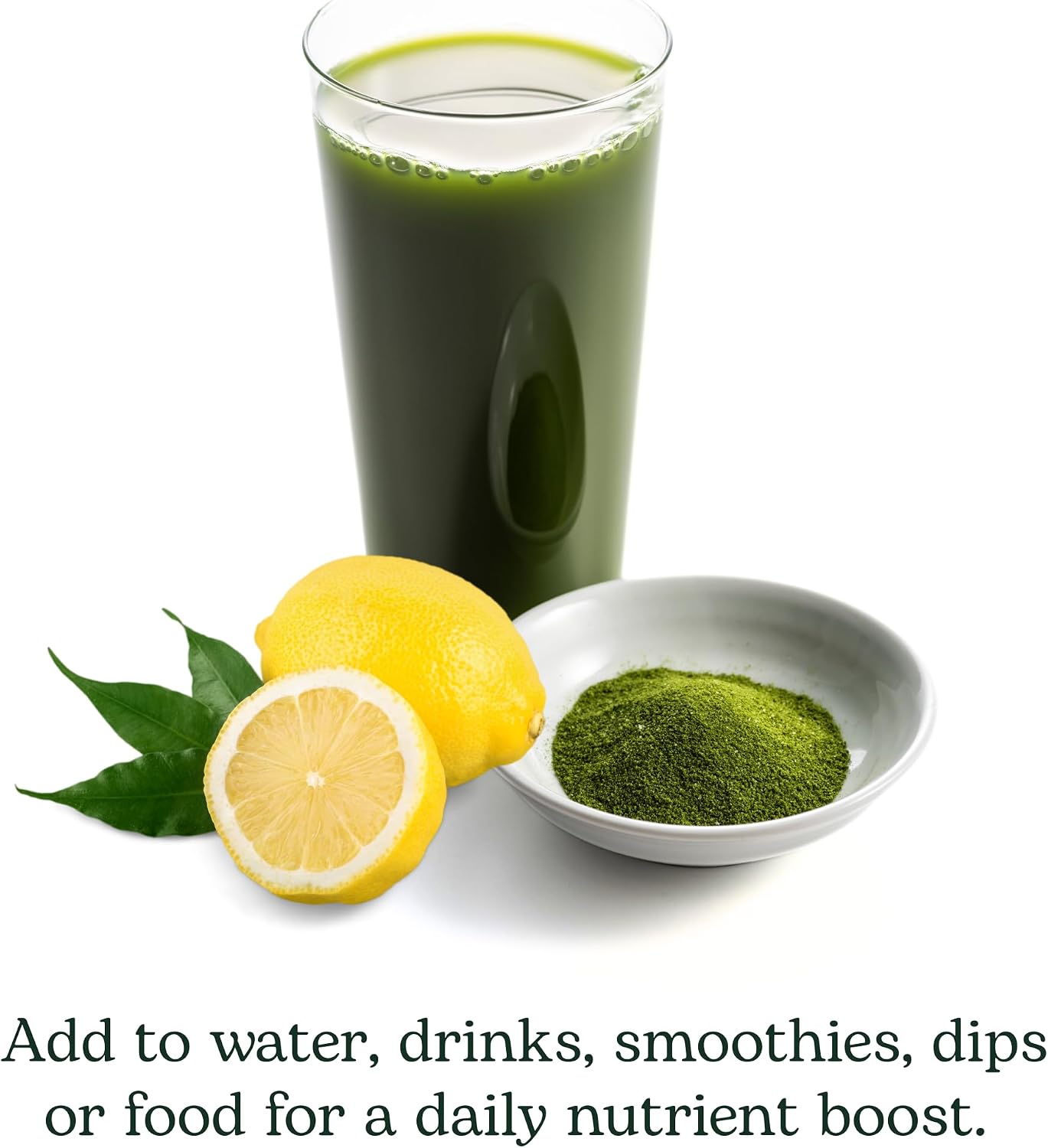 Eclectic Herb Lemon Greens Powder – Immune & Detox Support, Superfood Drink Mix (90 g)