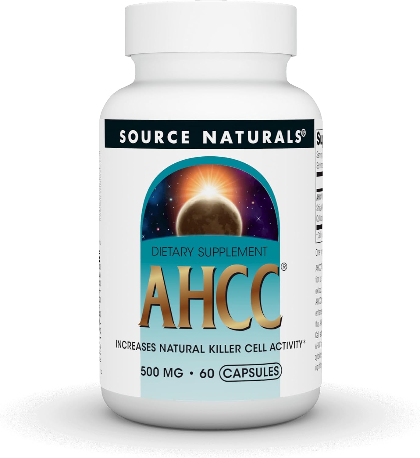Source Naturals AHCC 500 mg, 60 Capsules