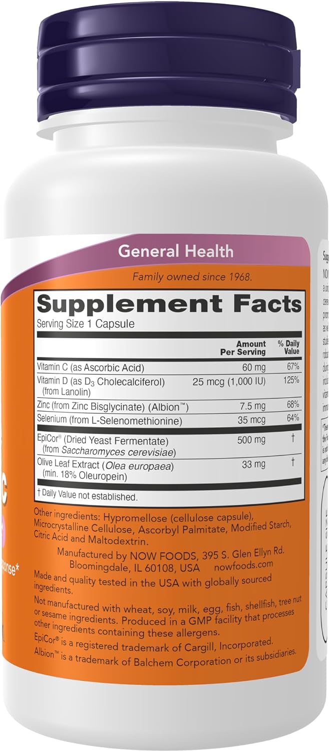 NOW Foods Immune PostBiotic – Immune Support, 60 Vegetable Capsules