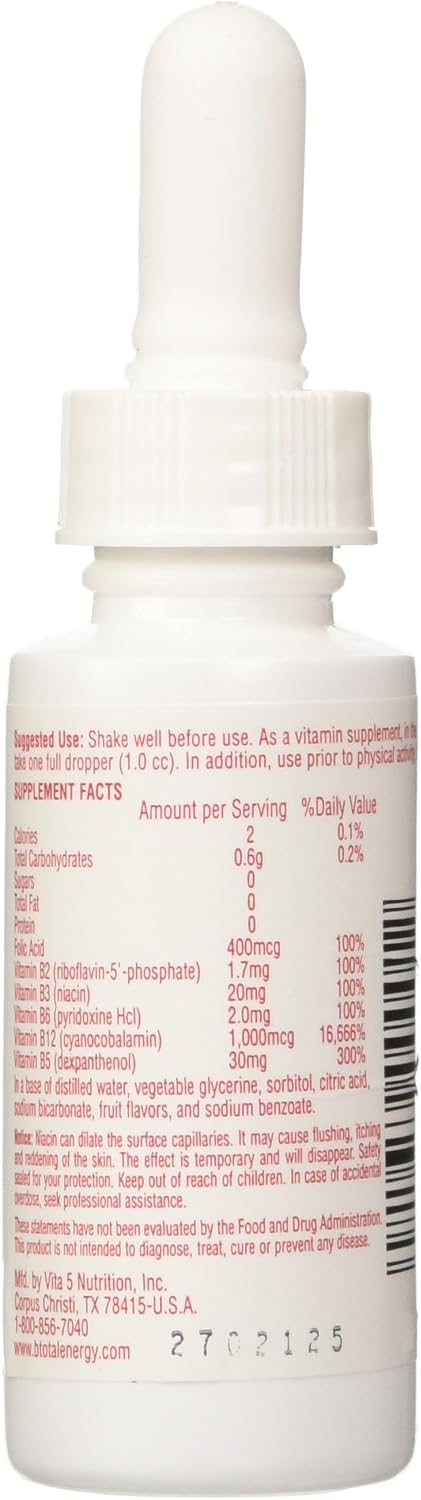 Sublingual Products B-Total Twin Pack Sublingual B Vitamin Liquid, 2 fl oz (59 mL)