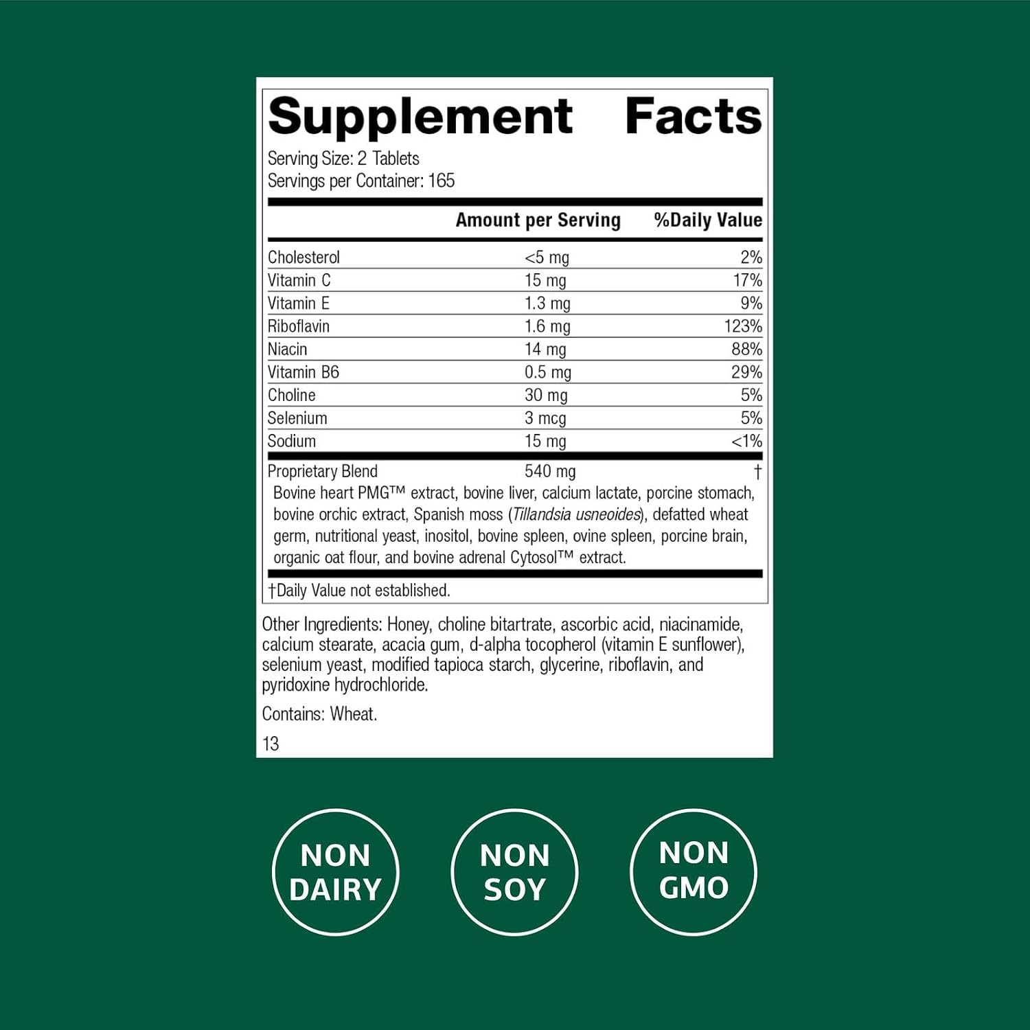 Standard Process Cardio-Plus - Antioxidant and Cardiovascular Support - 330 Tablets