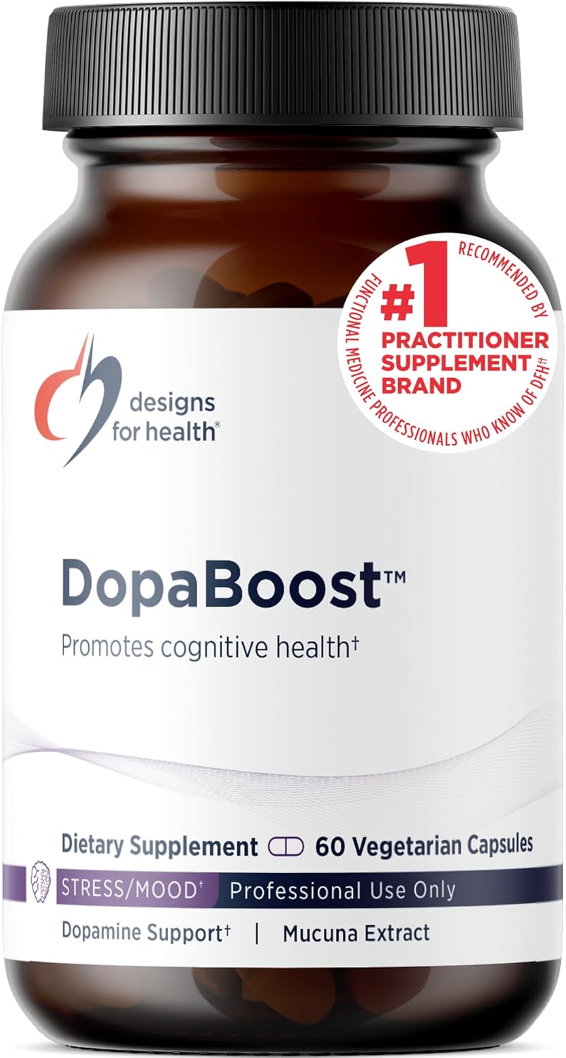 Designs for Health DopaBoost – Cognitive & Mood Support Supplement (60 Capsules)