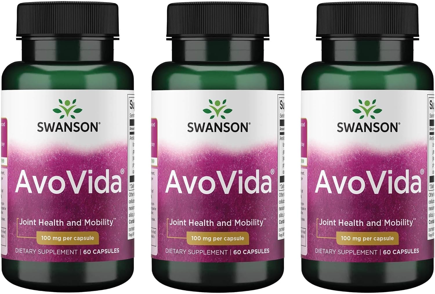 Swanson Avovida 100 mg, 60 Capsules